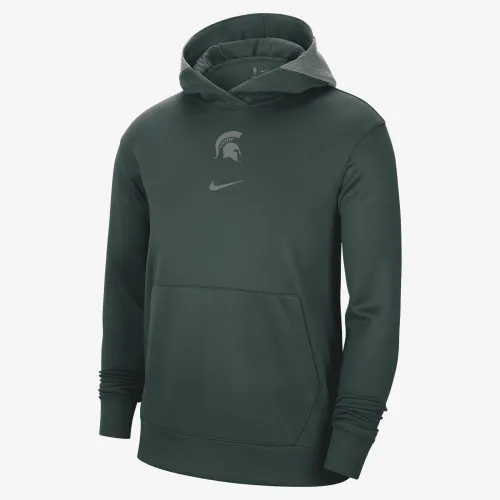 Nike College Dri-FIT Spotlight (Michigan State) чоловічі Толстовка з капюшоном колір зелений