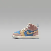 Nike Jordan 1 Mid Sneaker School Baby/Toddler Кросівки блакитний