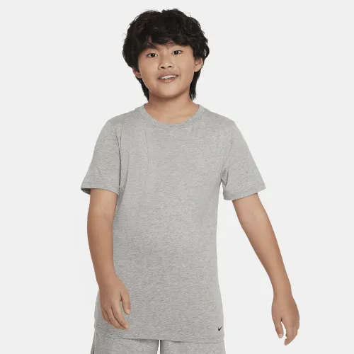 Nike Big дитячі Crew Undershirts (2 пари) колір сірий