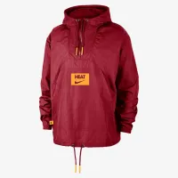 Miami Heat Club Courtside мужские Nike NBA Anorak цвет красный