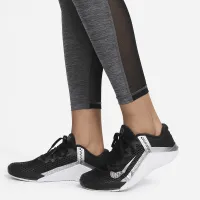 Nike Pro женская Mid-Rise Mesh-Paneled лосины цвет черный