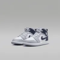 Nike Jordan 1 Mid Little дитячі Кросівки колір білий