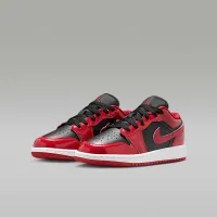 Nike Air Jordan 1 Low SE Big детские Кроссовки цвет черный