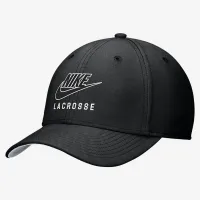 Nike Rise Lacrosse Swoosh Flex Cap колір чорний