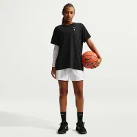 Nike женская Short-Sleeve баскетбольные футболка цвет черный