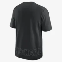 Michigan Wolverines Performance Primary Statement мужские Nike Dri-FIT College футболка цвет черный