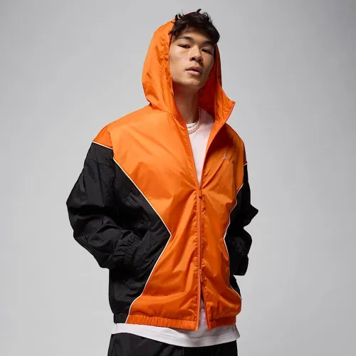 Nike Jordan Brooklyn мужские Hooded Draft Куртка Orange
