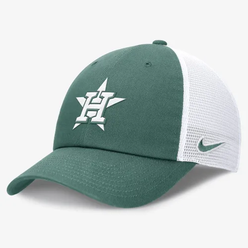 Houston Astros Bicoastal Club мужские Nike MLB Trucker Adjustable Hat цвет зеленый