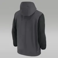 UCLA Bruins Sideline Pre-Game Player чоловічі Nike College 1/2-Zip Hooded Куртка колір сірий