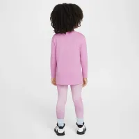 Nike Dri-FIT Toddler Long Sleeve футболка and лосины набор Pink