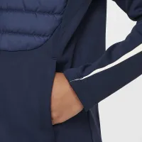 Chelsea FC Academy Winter Warrior Big детские Nike Therma-FIT Soccer Drill Top синий