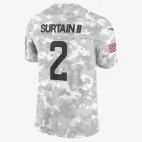 Patrick Surtain II Denver Broncos Salute to Service мужские Nike Dri-FIT NFL Limited Jersey цвет белый