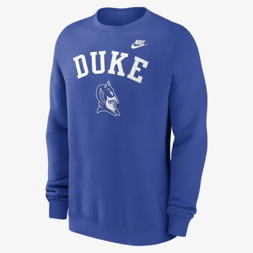 Duke блакитний Devils Legacy Classic Arch Over Logo чоловічі Nike College Pullover Crew блакитний