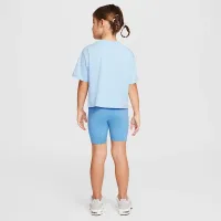 Nike Dri-FIT Swoosh Motion Little дитячі 2-Piece Bike шорти комплект блакитний