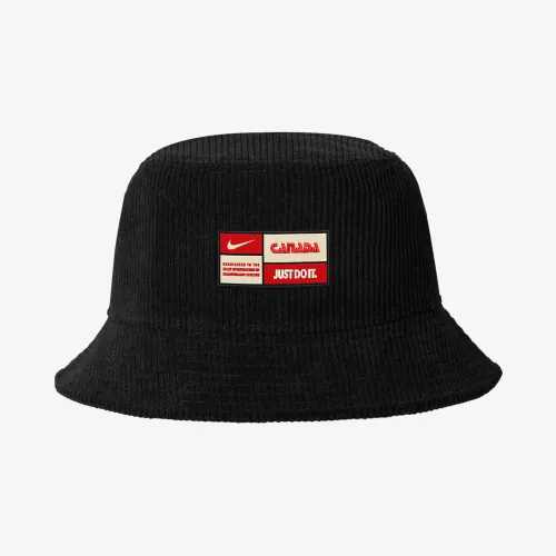 Canada Nike Soccer Corduroy Bucket Cap колір чорний