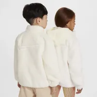 Nike Little дитячі Faux Fur Куртка колір білий