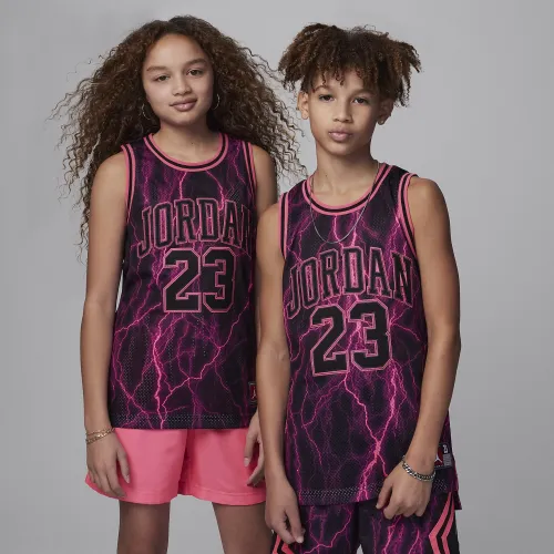 Nike Jordan23 Big детские Printed Jersey цвет черный