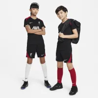 Liverpool FC Strike Big детские Nike Dri-FIT Soccer Knit шорты цвет черный