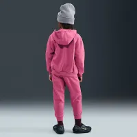 Nike Full-Zip Club набор Little Kids 2-Piece Толстовка с капюшоном набор цвет красный