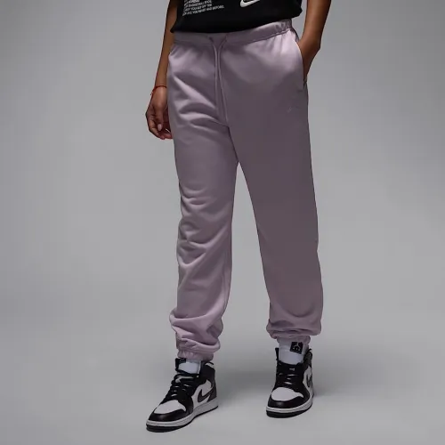 Nike Jordan Brooklyn Fleece женская French Terry Pants цвет фиолетовый