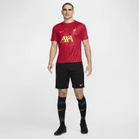 Liverpool FC Academy Pro чоловічі Nike Dri-FIT Soccer Pre-Match Short-Sleeve Top колір червоний
