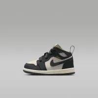 Nike Jordan 1 Mid SE Baby/Toddler Кросівки колір коричневий