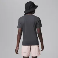 Nike Jordan Hoop Style Big дитячі Graphic футболка колір сірий