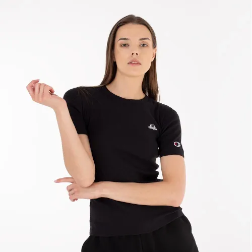 Футболка Champion Crewneck 115932-KK001 - Чорна