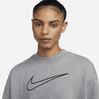 Nike Dri-FIT Get Fit жіноча з круглим вирізом світшот колір сірий