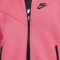 Nike Sportswear Tech Fleece Big детские (Girls') Full-Zip Толстовка с капюшоном Pink