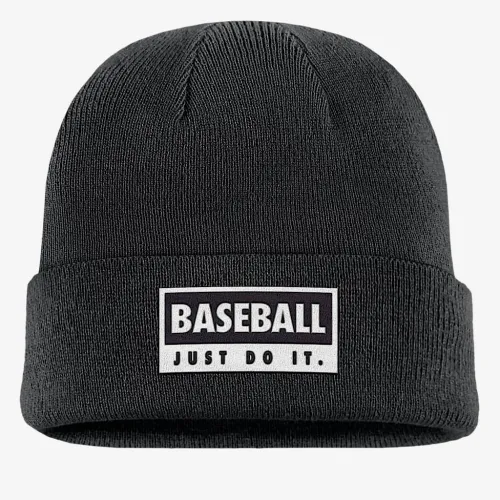Nike Swoosh Peak Baseball Beanie цвет черный