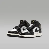 Nike Air Jordan 1 Mid SE Big детские Кроссовки цвет черный
