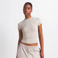 NikeSKIMS Airy женская Baby футболка цвет коричневый