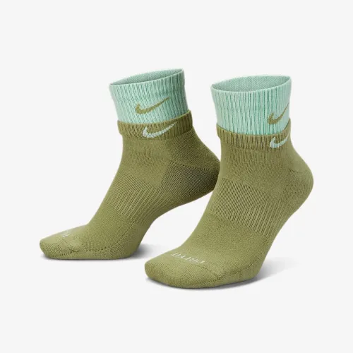 Nike Everyday Plus Cushioned тренувальні Ankle шкарпетки колір зелений