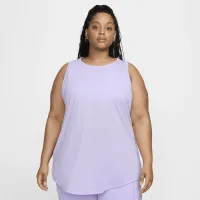 Nike Dri-FIT женская Tank (большие размеры) цвет фиолетовый