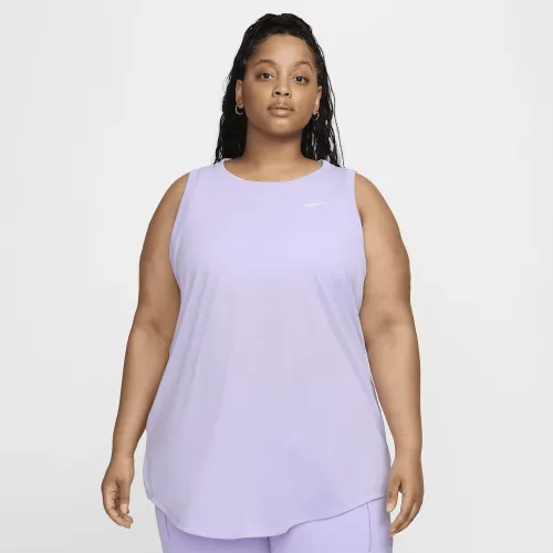 Nike Dri-FIT женская Tank (большие размеры) цвет фиолетовый