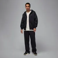 Nike Jordan Brooklyn Fleece мужские оверсайз Full-Zip Толстовка с капюшоном цвет черный