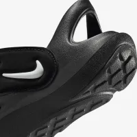 Nike Aqua Swoosh Little дитячі босоніжки колір чорний