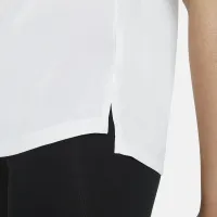Nike One Big дитячі (Girls') Dri-FIT Short-Sleeve тренувальні Top колір білий
