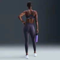 Nike Universa женская Medium-Support С высокой Талией 7/8 лосины с карманамицвет серый
