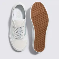 Кросівки Vans Old Skool Tapeколір червоний Embroidery VN0005UGW001 - Білі