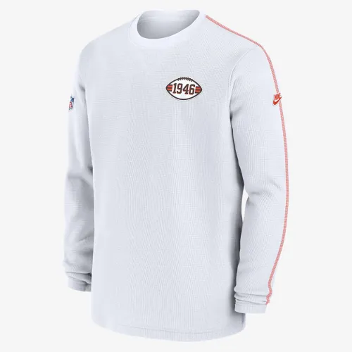 Cleveland цвет коричневыйs Logo Coach Men’s Nike NFL Long-Sleeve Top цвет белый