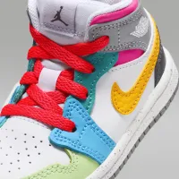 Nike Jordan 1 Mid SE Baby/Toddler Кросівки колір білий