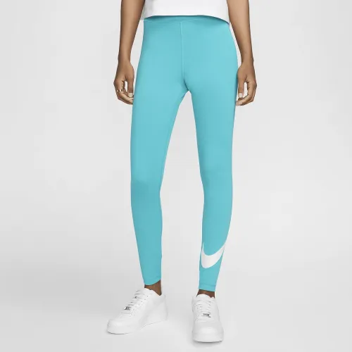 Nike Sportswear Classics жіноча З високою талією Graphic лосіни колір зелений