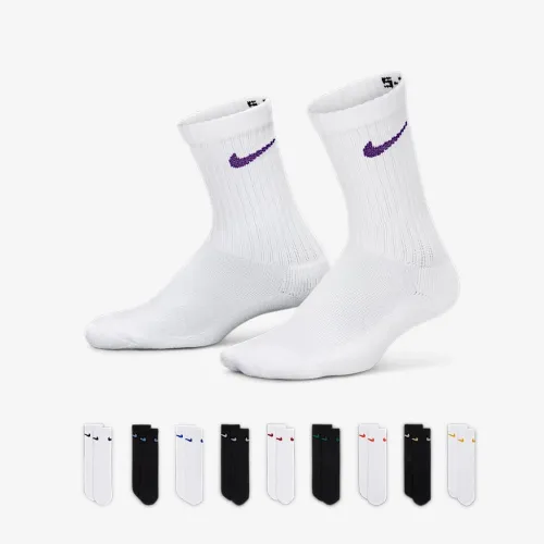 Nike Little дитячі Holiday Crew Boxed комплект (9 пар) колір білий