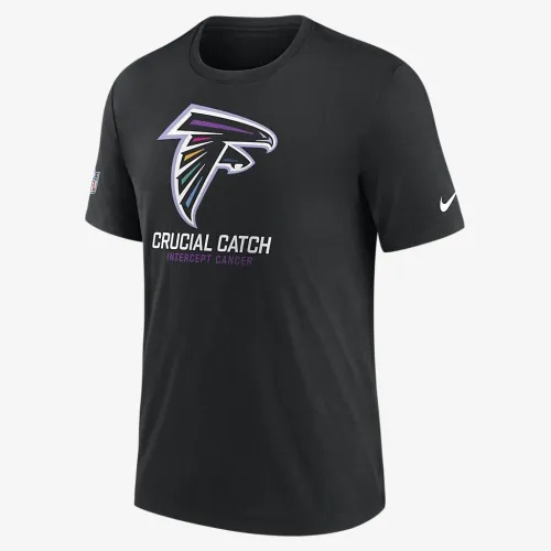 Atlanta Falcons Crucial Catch мужские Nike NFL футболка цвет черный