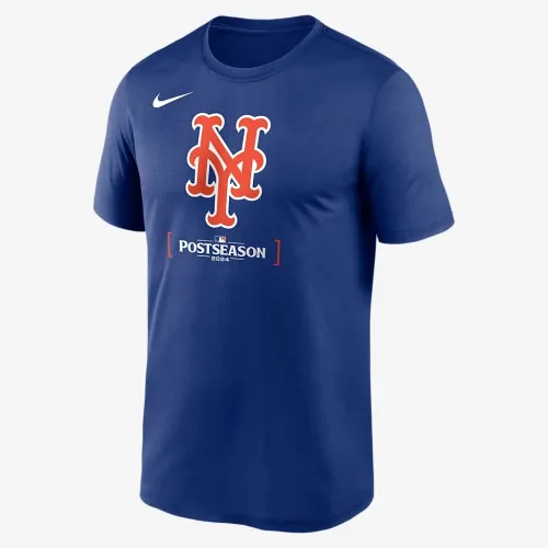 New York Mets 2024 Postseason Authentic Collection Legend мужские Nike Dri-FIT MLB футболка синий