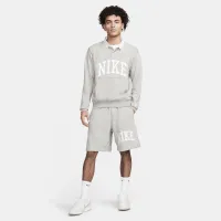 Nike Club Fleece чоловічі Long-Sleeve Fleece Polo колір сірий