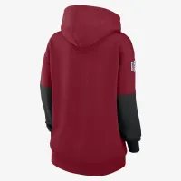 Arizona Cardinals Sideline Essential женская Nike NFL Pullover Толстовка с капюшоном цвет красный