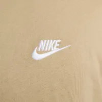 Nike Sportswear Club мужские футболка цвет коричневый